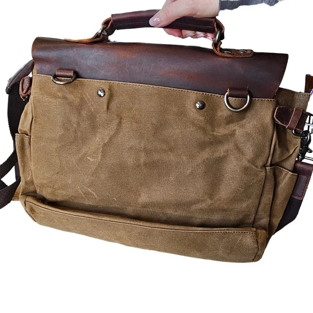HTF‎ Rare Hawaii Tiki Bowl Football Briefcase Messenger Crossbody Bag Travel